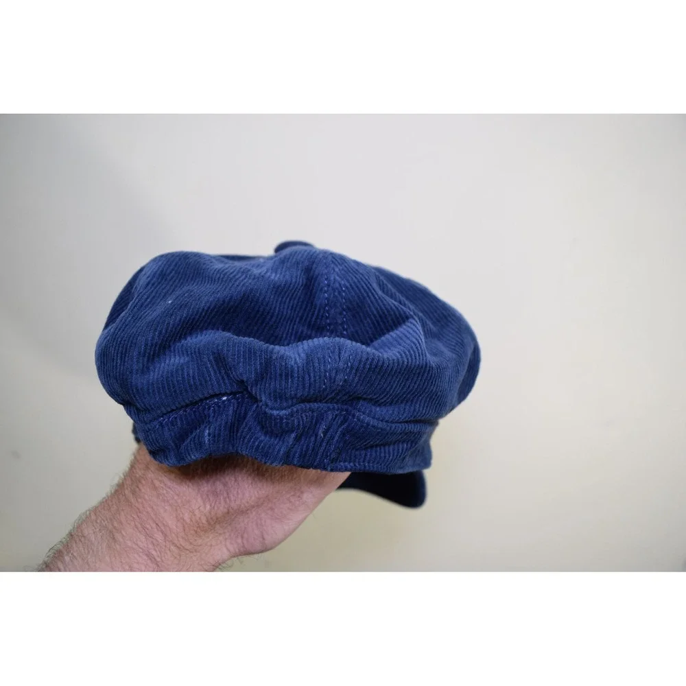 2011 Gymboree Blue Corduroy News‎ Boy Cadet Hat GIRLS 8+ Heart Bow